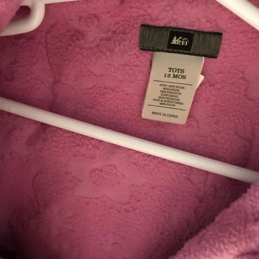 REI Toddler Pink & Purple Snow Jacket 12 months